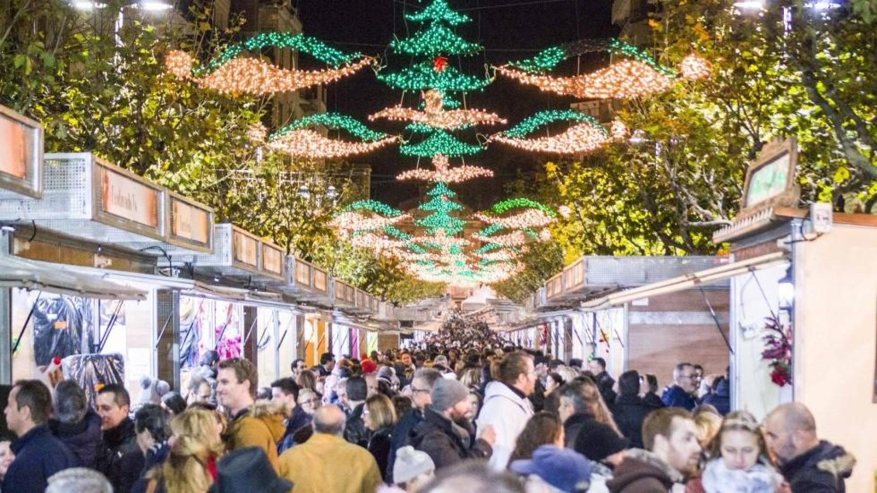 Xixona durante la Navidad.