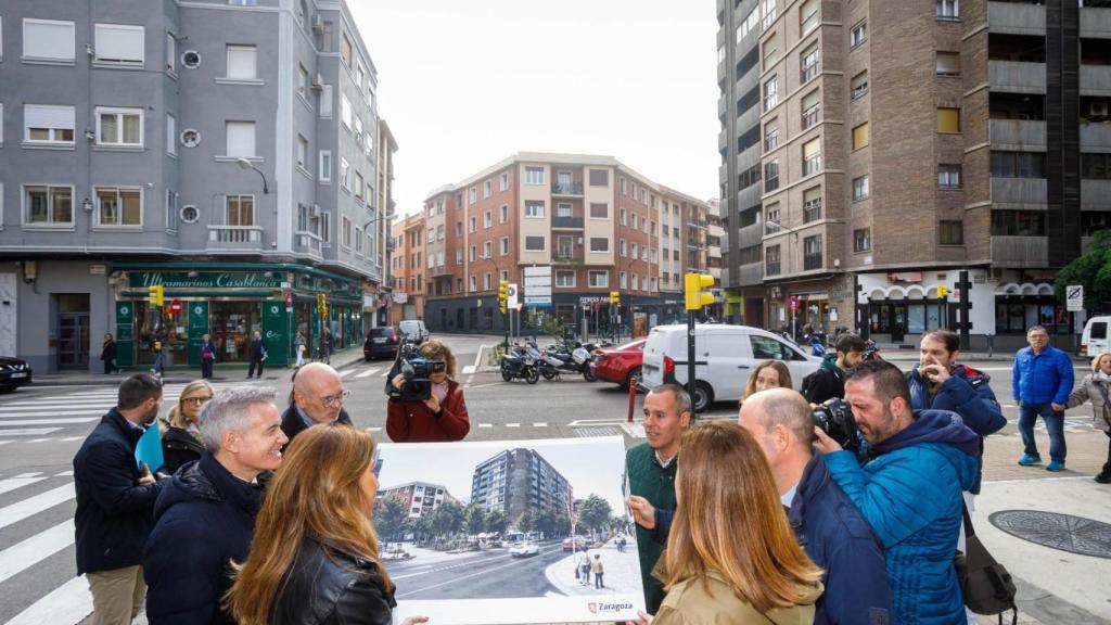 La avenida Valencia contará con una nueva plaza con zona de juegos y bancos y mejorará la seguridad de los peatones