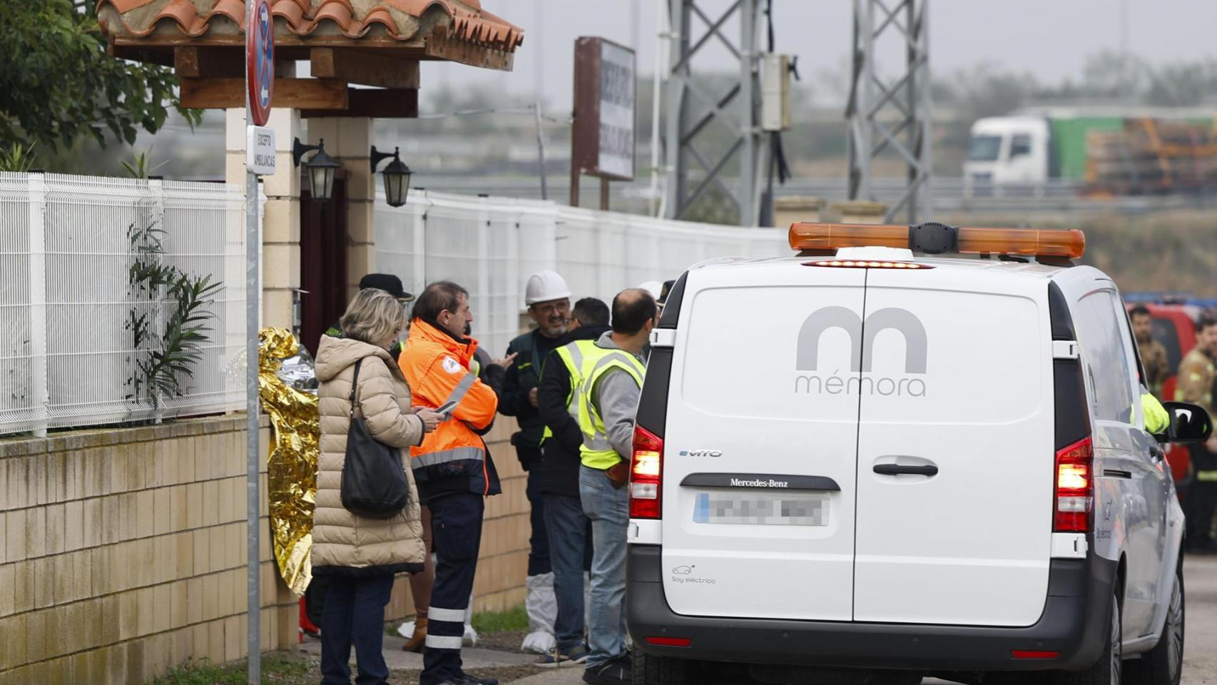 El incendio en una residencia de Zaragoza, en imágenes