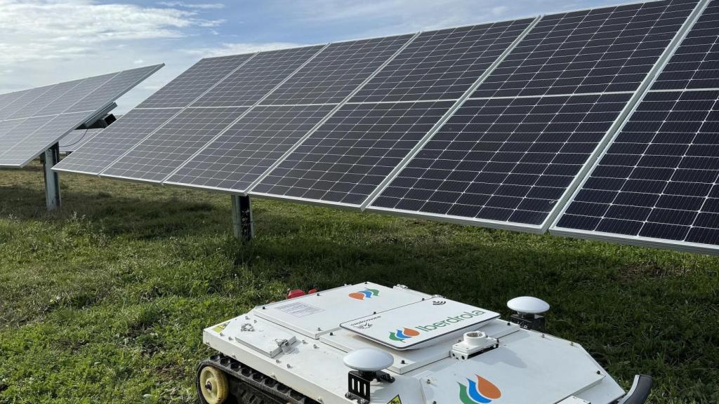 Imagen de la planta de Villarino de los Aires, el primer proyecto fotovoltaico de Iberdrola en la provincia de Salamanca