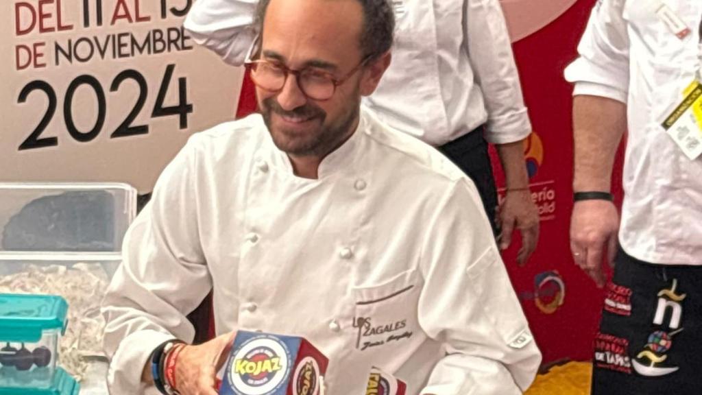 Javier González García con su tapa 'Kojaz'