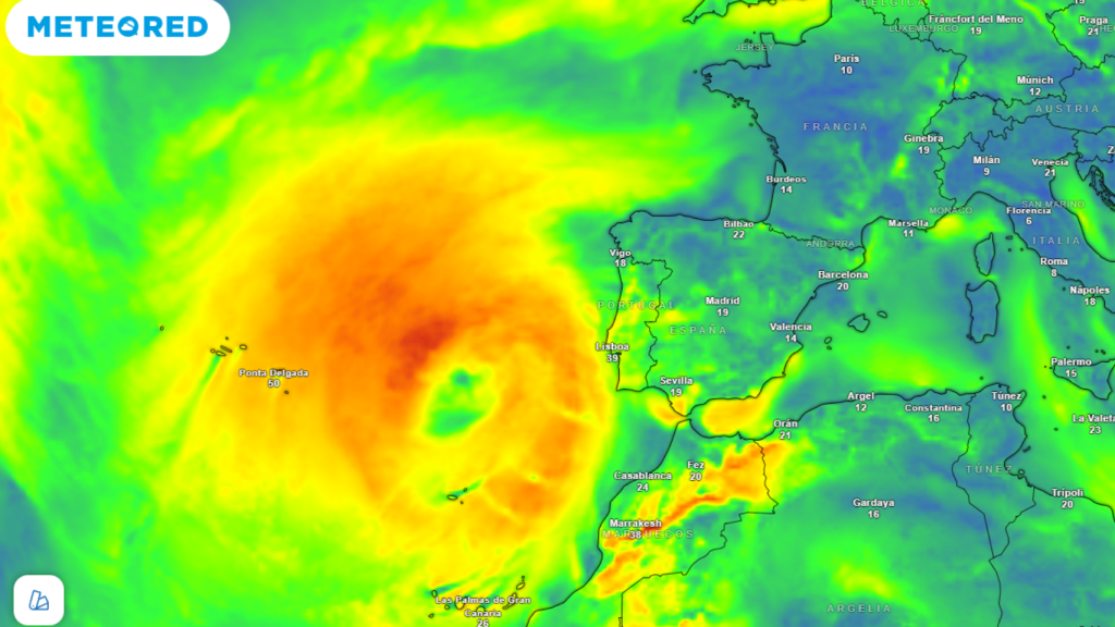 La borrasca fría comienza a alejarse de la Península. Meteored.