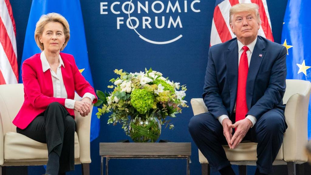 Donald Trump y Ursula von der Leyen, en una imagen de archivo.