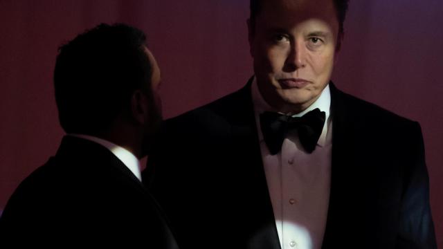 Elon Musk este jueves en  Mar-A-Lago, Florida.