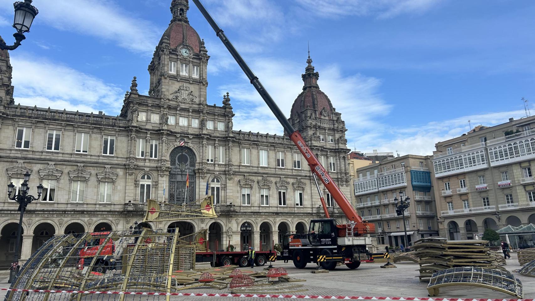 Así será el encendido de las luces de Navidad en A Coruña