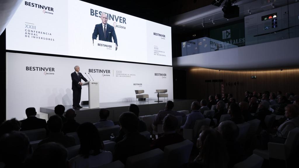 Enrique Pérez-Plá, CEO de Bestinver, durante la conferencia anual.