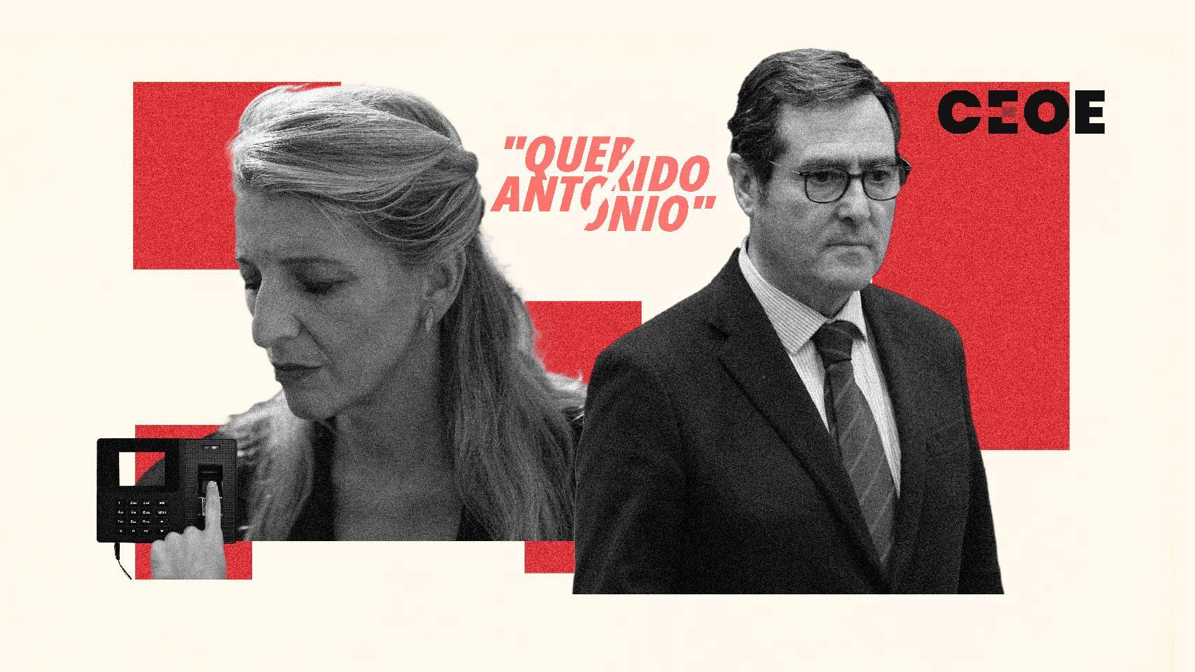 Díaz y Garamendi, historia de un desencuentro: del  querido Antonio  a la confrontación por la jornada laboral y la DANA