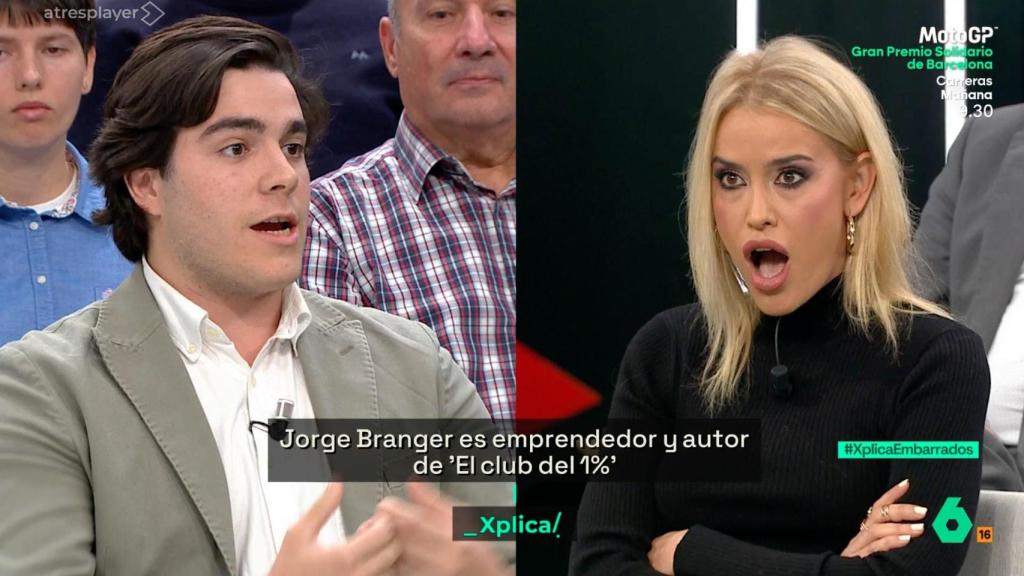 Jorge Branger y Afra Blanco en 'laSexta Xplica'.