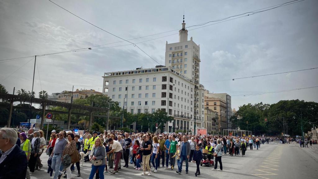 Manifestación de Marea Blanca.