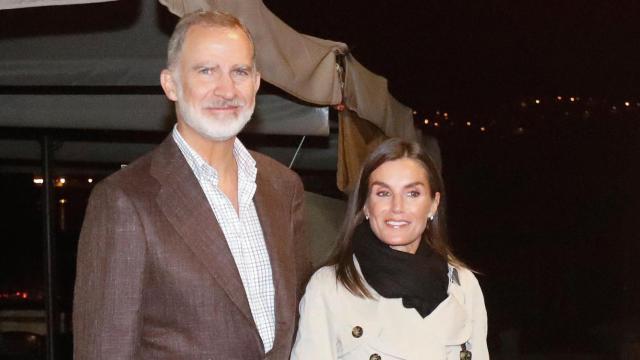 Los reyes Felipe VI y Letizia el pasado septiembre en Marín.