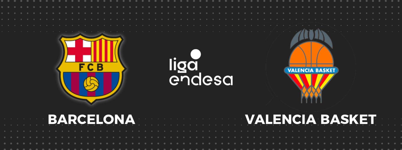 Barça - Valencia, Liga Endesa de baloncesto en directo