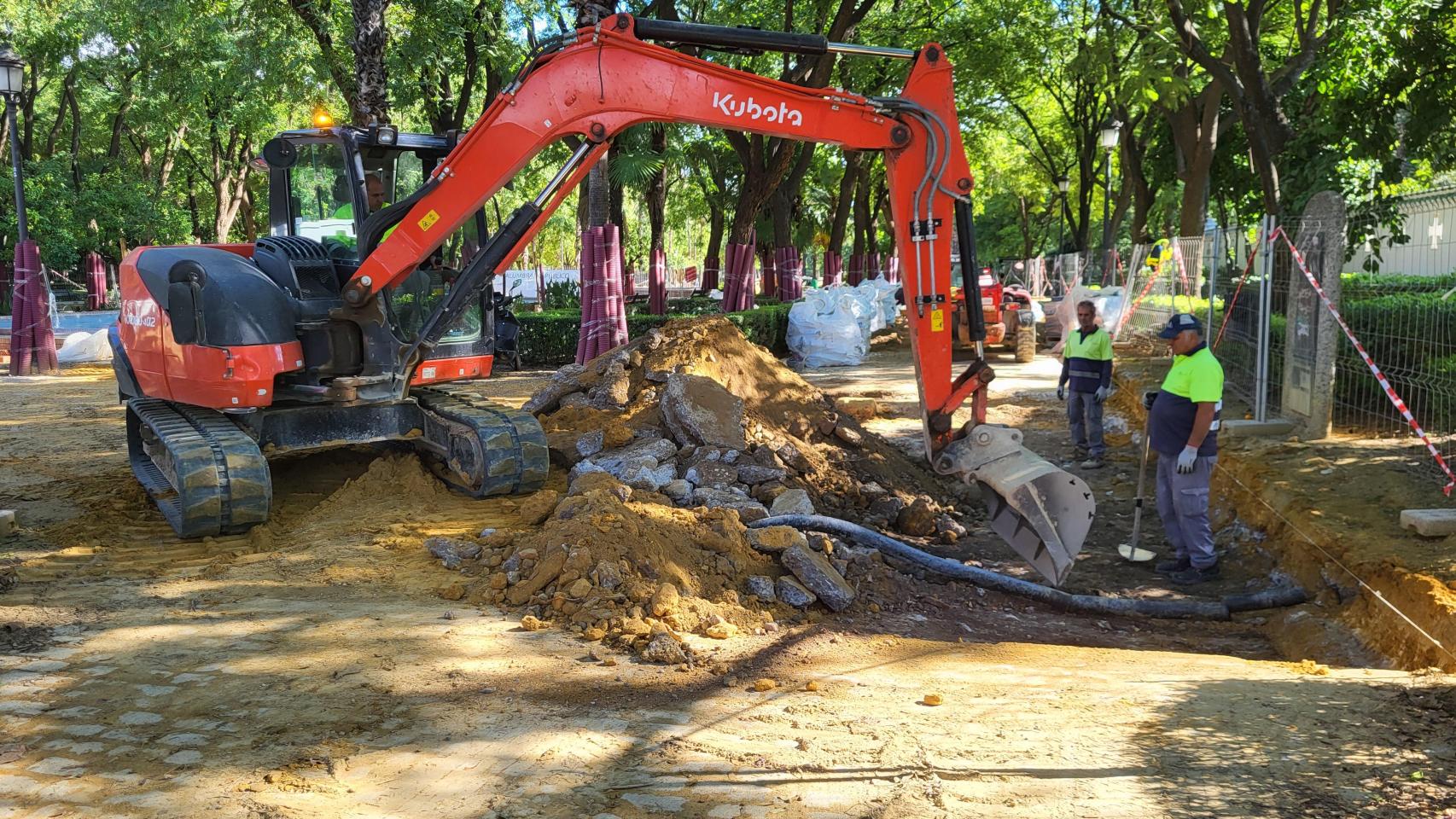 Empieza la renovación de los jardines del Prado de San Sebastián