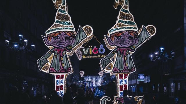 Galería de fotos de las luces de Navidad de Vigo 2024