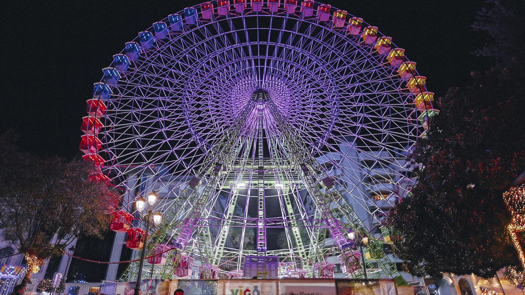 Noria de la Navidad de Vigo.