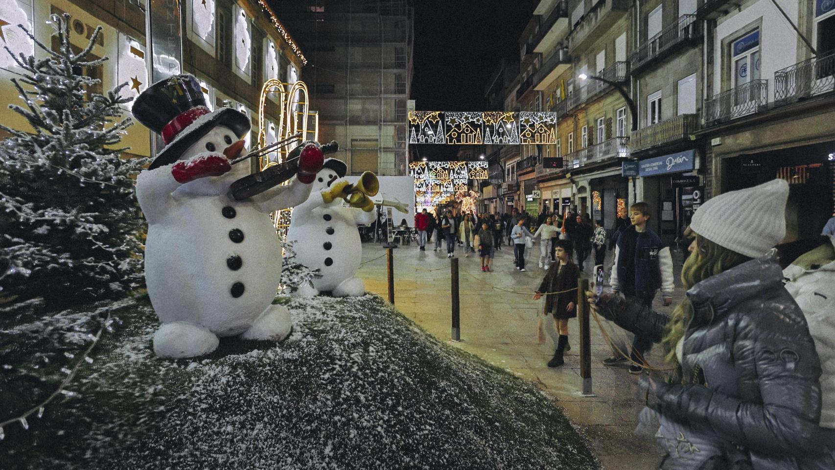 La calle Príncipe de Vigo estas navidades