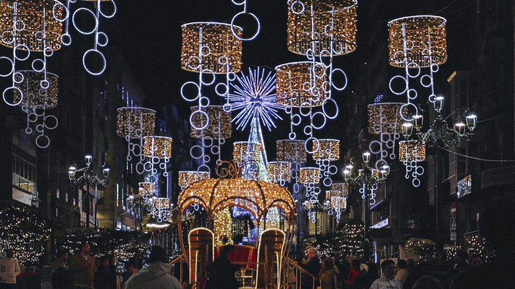 Luces de Navidad de Vigo 2024.