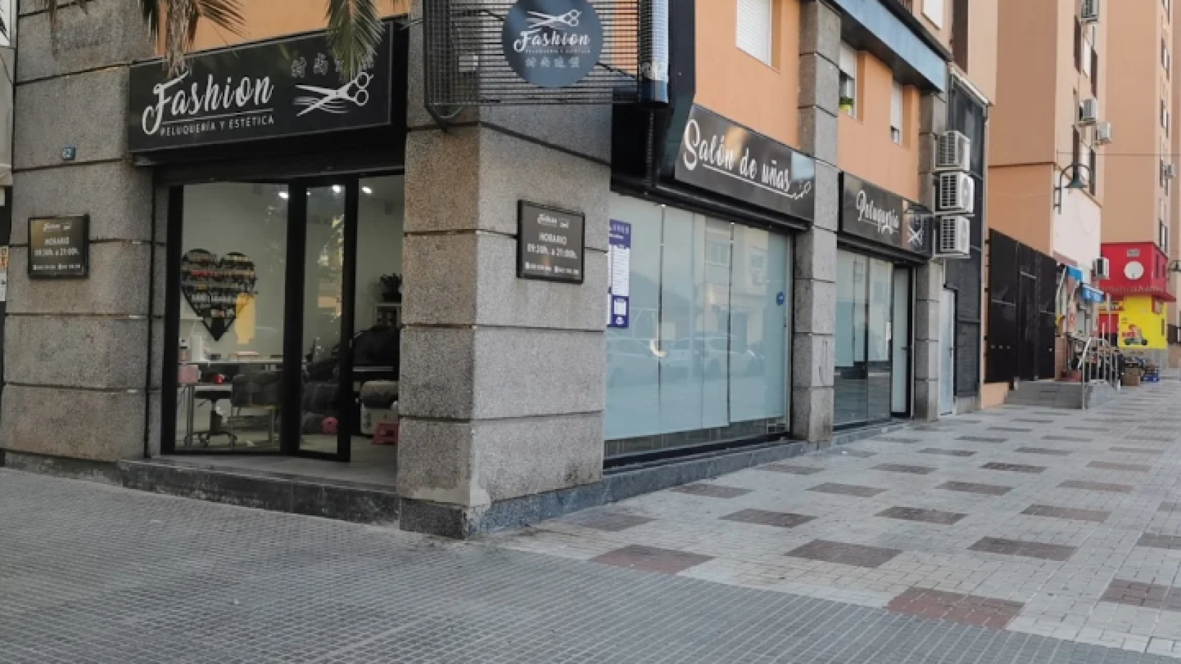 El establecimiento entre calle Merlo y paseo de los Tilos.