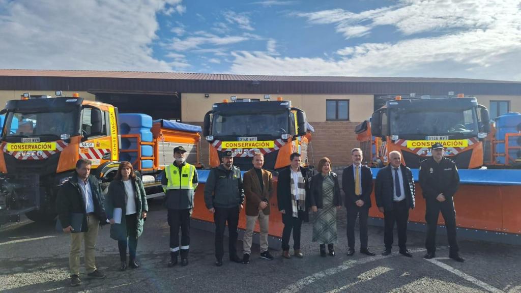 Presentación del lan invernal de carreteras del Estado en Salamanca