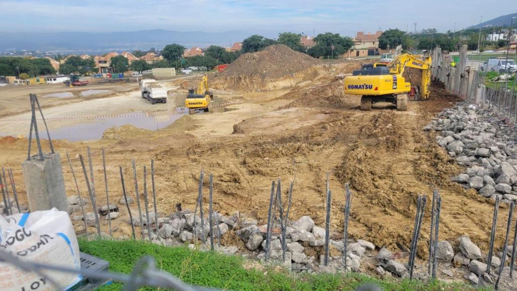 Inicio de las obras de construcción del parque comercial en Alhaurín.