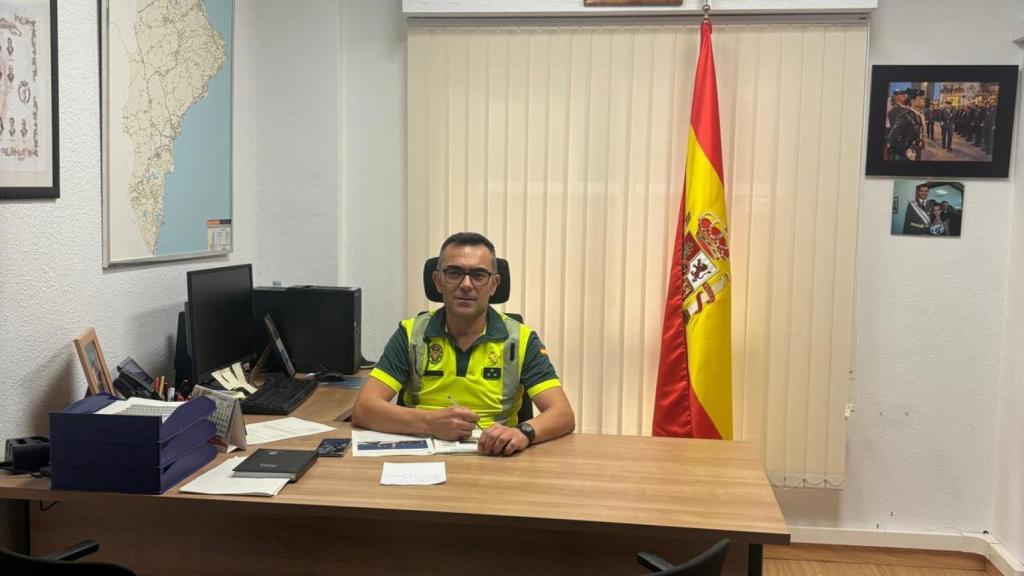 El capitán del Subsector de Tráfico de Alicante, Fernando Jiménez.