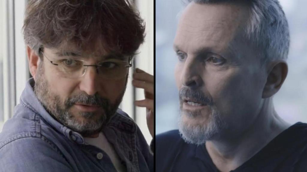 Jordi Évole y Miguel Bosé