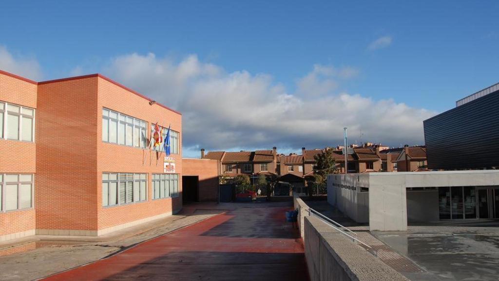 El patio del colegio del CEIP Nuestra Señora del Villar