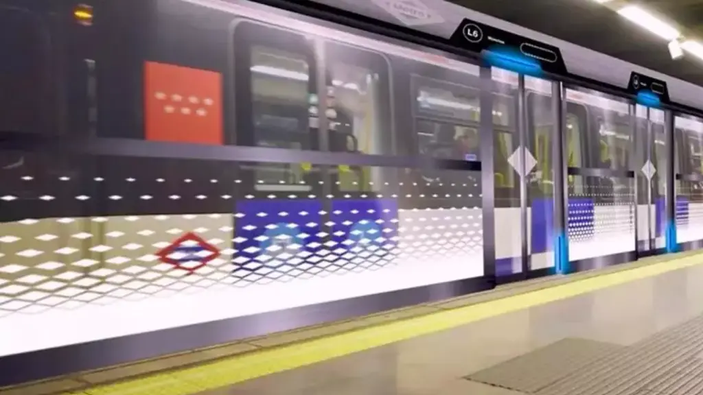 Uno de los futuros trenes automáticos de la Línea 6 de Madrid.