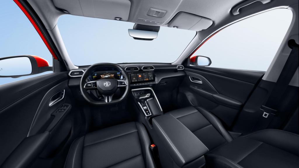 El interior del MG ZS Hybrid+ es más amplio que su antecesor.