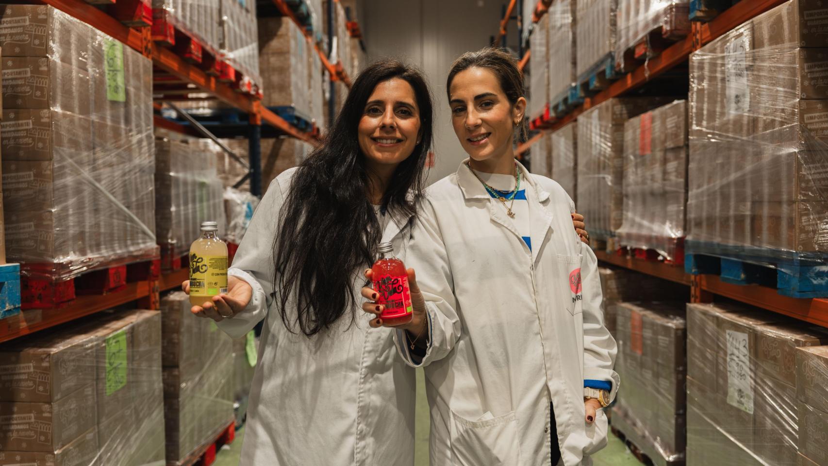 Beatriz Magro y Nuria Morales, las dos creadoras de la empresa Komvida Kombucha.