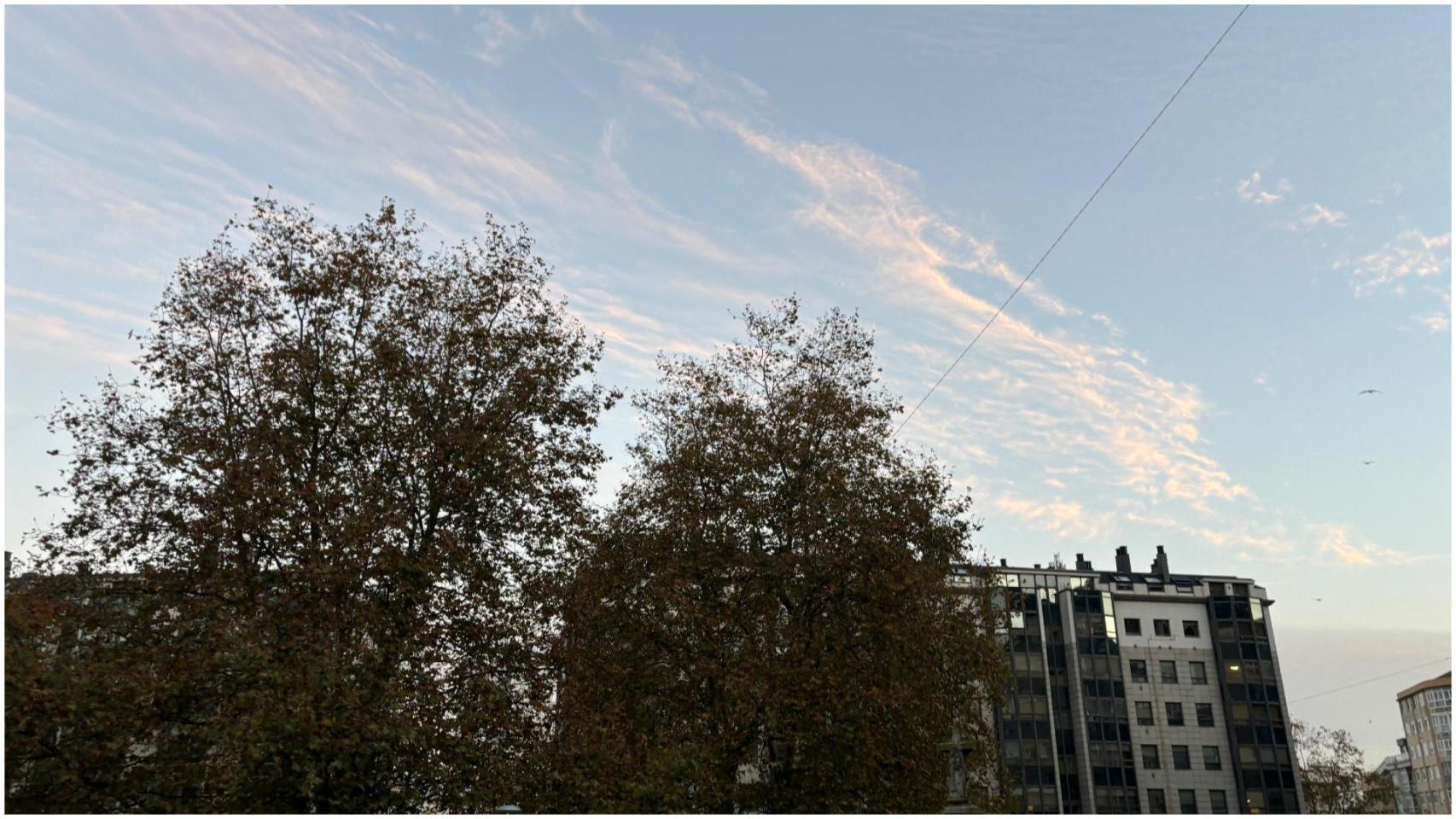 Amanecer de este lunes en A Coruña