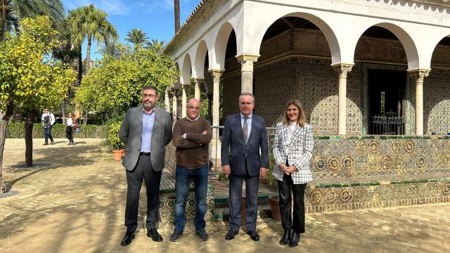 Miguel Ángel Tabales, Andrés Luque, Juan Bueno y Ana Jáuregui