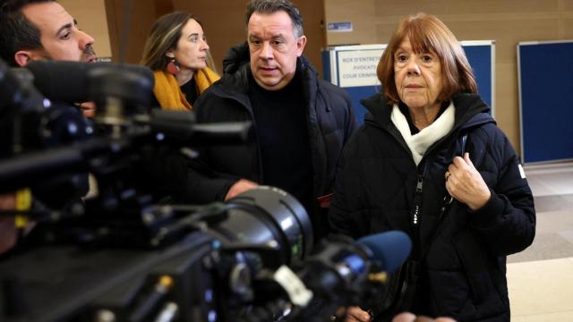 Gisèle Pelicot este lunes en el juicio en Avignon, Francia.