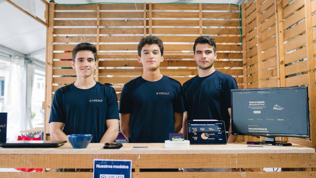 Luca, Pablo y Paulo, fundadores de KREALT