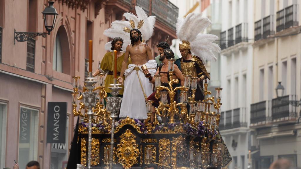 El paso de misterio de Jesús Despojado en la Semana Santa de 2024.