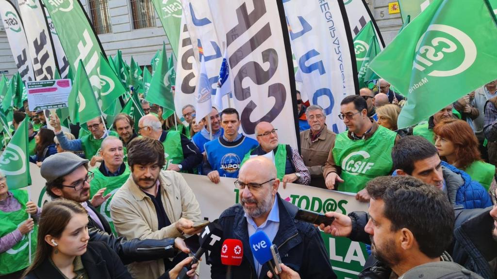 Manifestación convocada por CSIF.