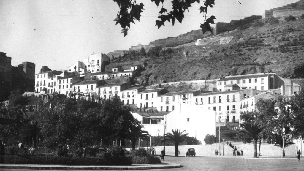 Vista del barrio de La Coracha, en Málaga.