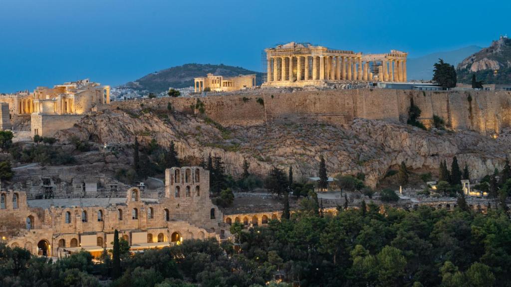 Acrópolis de Atenas, Grecia.