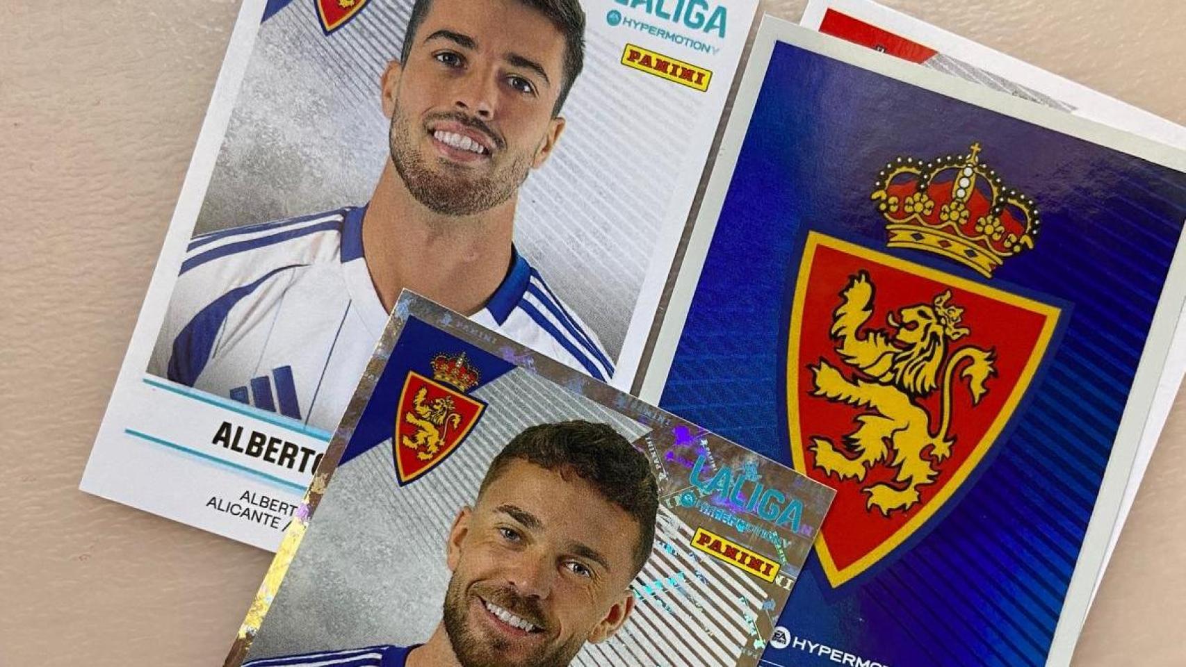 Cromos del Real Zaragoza.