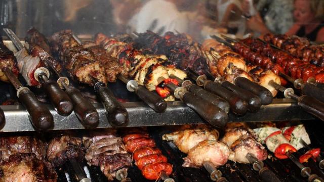 Carne a la brasa de Che Asador Argentino.