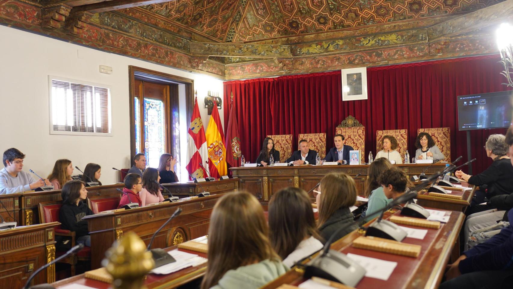 Pleno infantil en la Diputación de Valladolid