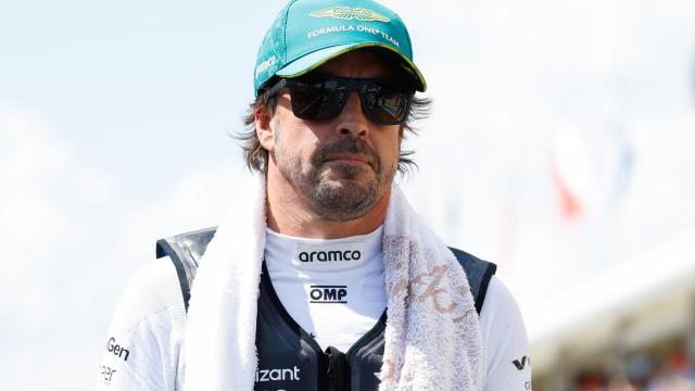 Fernando Alonso, en el Gran Premio de Baréin