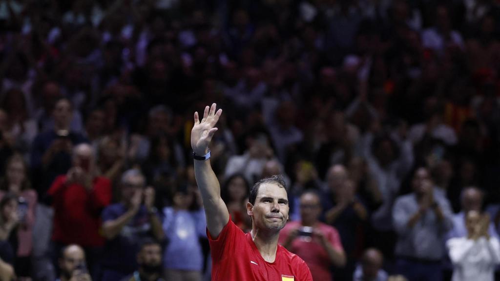 Rafa Nadal agradece el apoyo del Martín Carpena tras su derrota en la Copa Davis