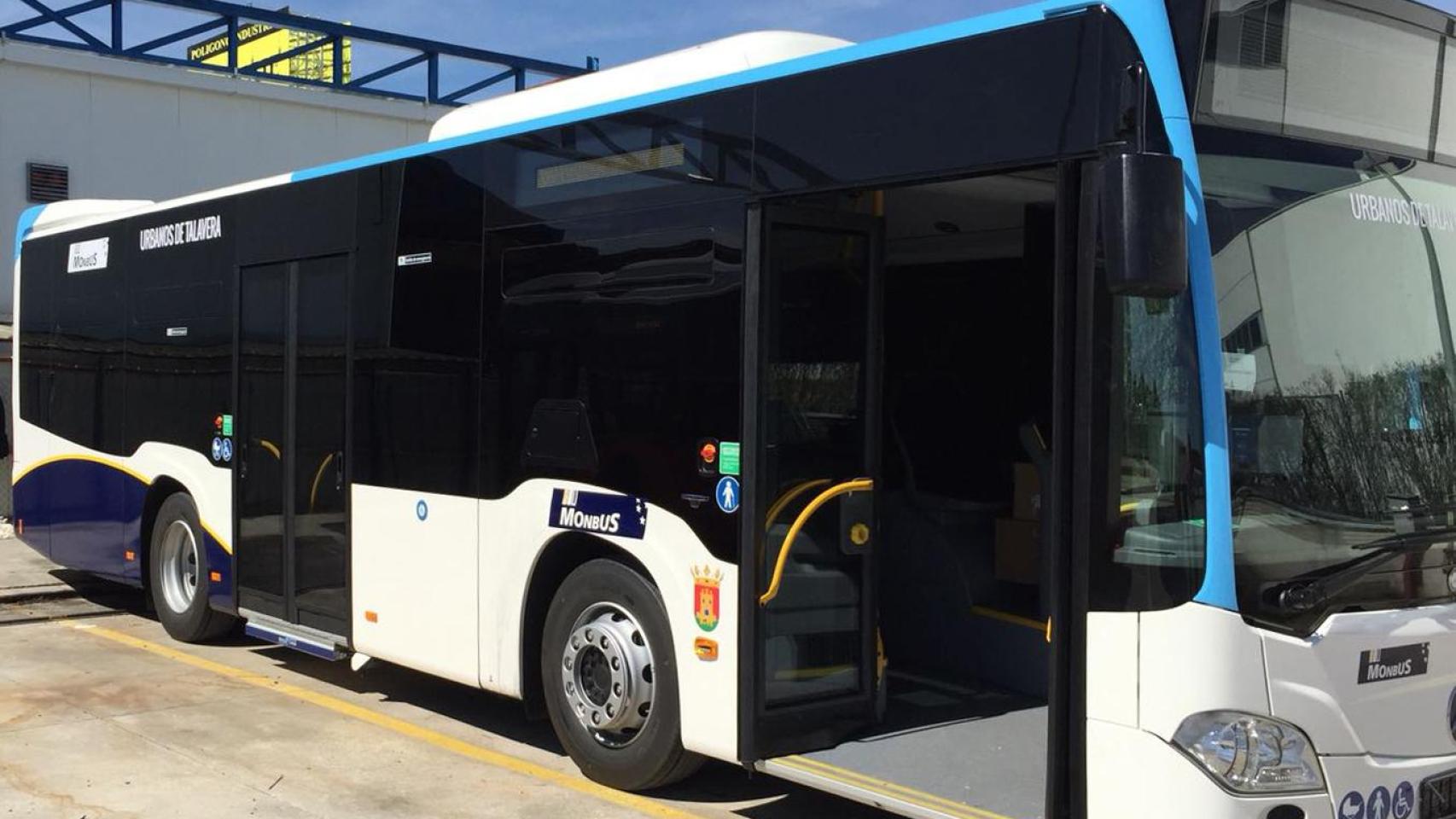 Uno de los autobuses urbanos de Talavera de la Reina.