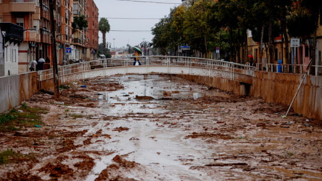 Imagen de parte de los destrozos ocurridos en Valencia tras el paso de la DANA.