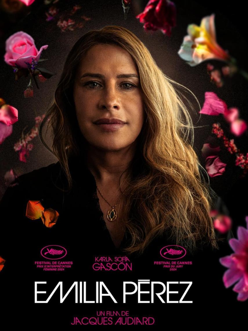 Cartel de 'Emilia Pérez', protagonizada por Karla Sofía Gascón.