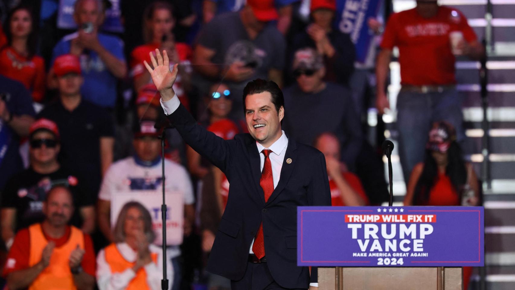 Matt Gaetz, candidato de Trump a fiscal general de EEUU.