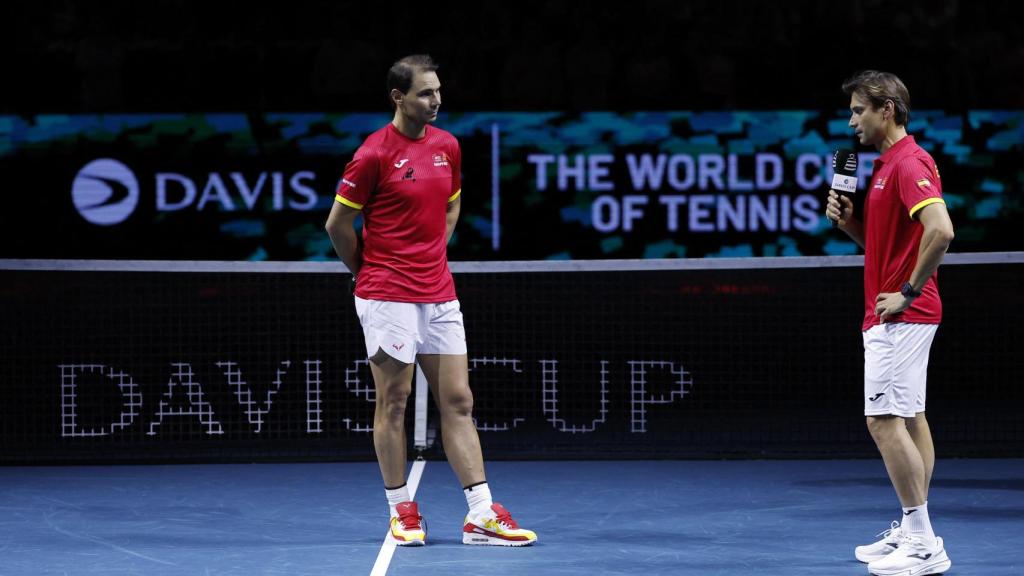 David Ferrer se despide de Rafa Nadal