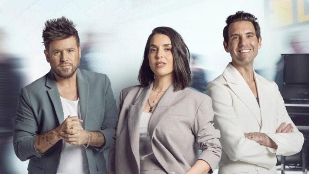 Pablo López, Ruth Lorenzo y Mika en una imagen promocional de 'El Piano'.