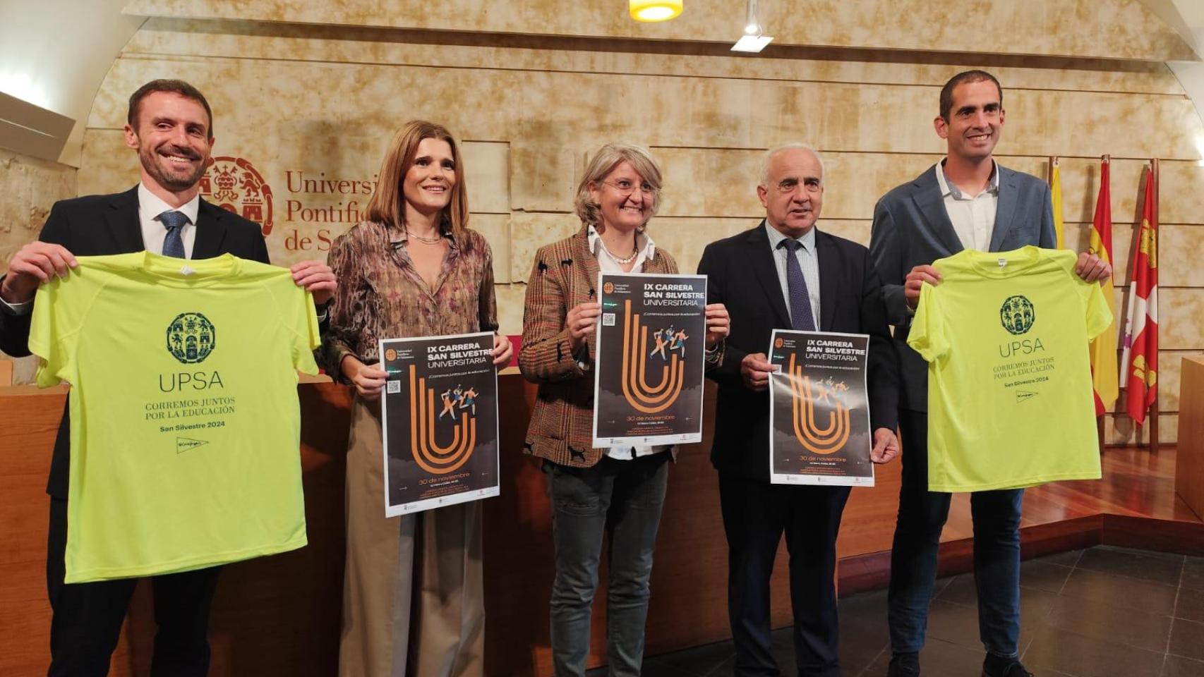 Presentacion de la San Silvestre salmantina en la UPSA