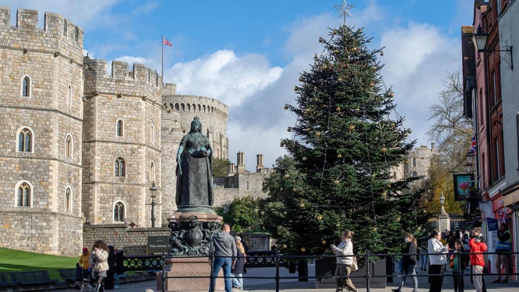 Exteriores del castillo Windsor.